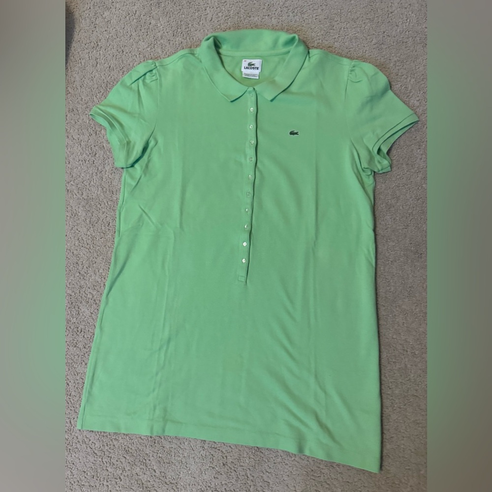 Lacoste Light Green Polo Tee
